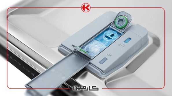محل ریختن مواد شوینده در ماشین ظرفشویی